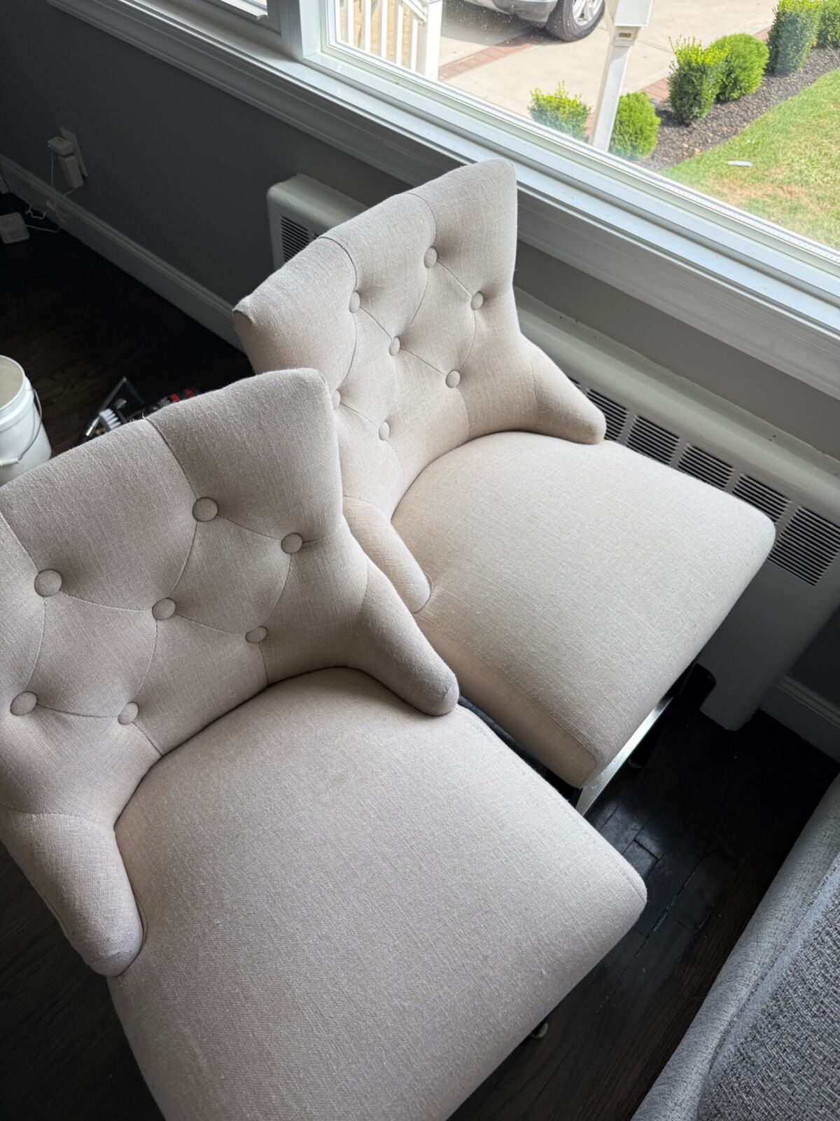 Cleaned dining chairs