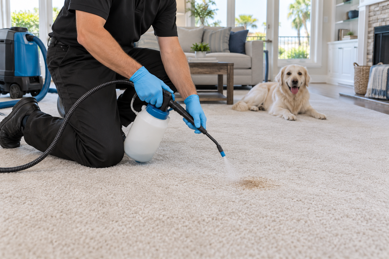 Pet Stain & Odor service on Long Island
